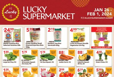 Lucky Supermarket (Calgary) Flyer January 26 to February 1