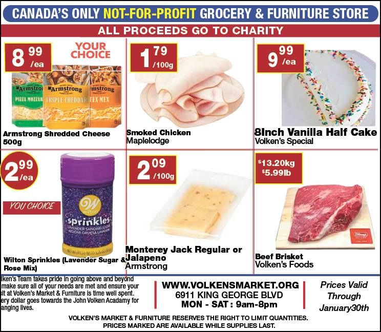 Volken's Market & Furniture Flyer January 24 to 30