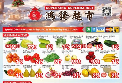 Superking Supermarket (North York) Flyer January 26 to February 1