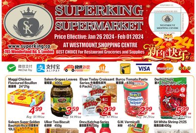 Superking Supermarket (London) Flyer January 26 to February 1