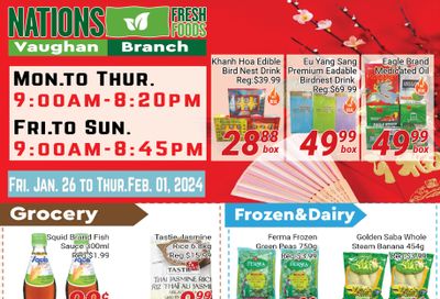 Nations Fresh Foods (Vaughan) Flyer January 26 to February 1