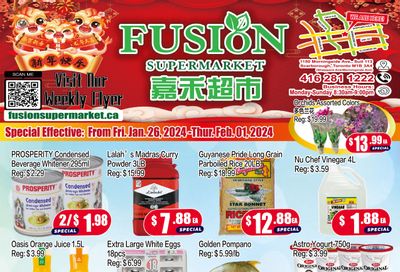 Fusion Supermarket Flyer January 26 to February 1