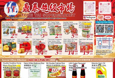 Tone Tai Supermarket Flyer January 26 to February 1