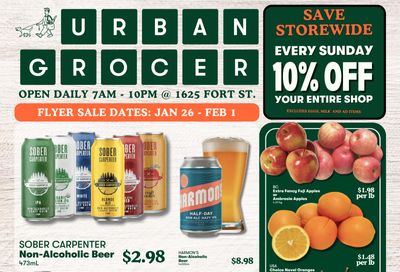 Urban Grocer Flyer January 26 to February 1