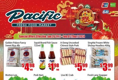Pacific Fresh Food Market (North York) Flyer January 26 to February 1