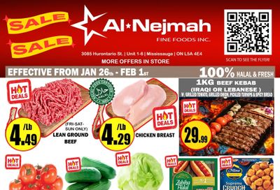 Alnejmah Fine Foods Inc. Flyer January 26 to February 1