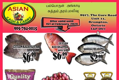 Asian Cash & Carry Flyer January 26 to February 1