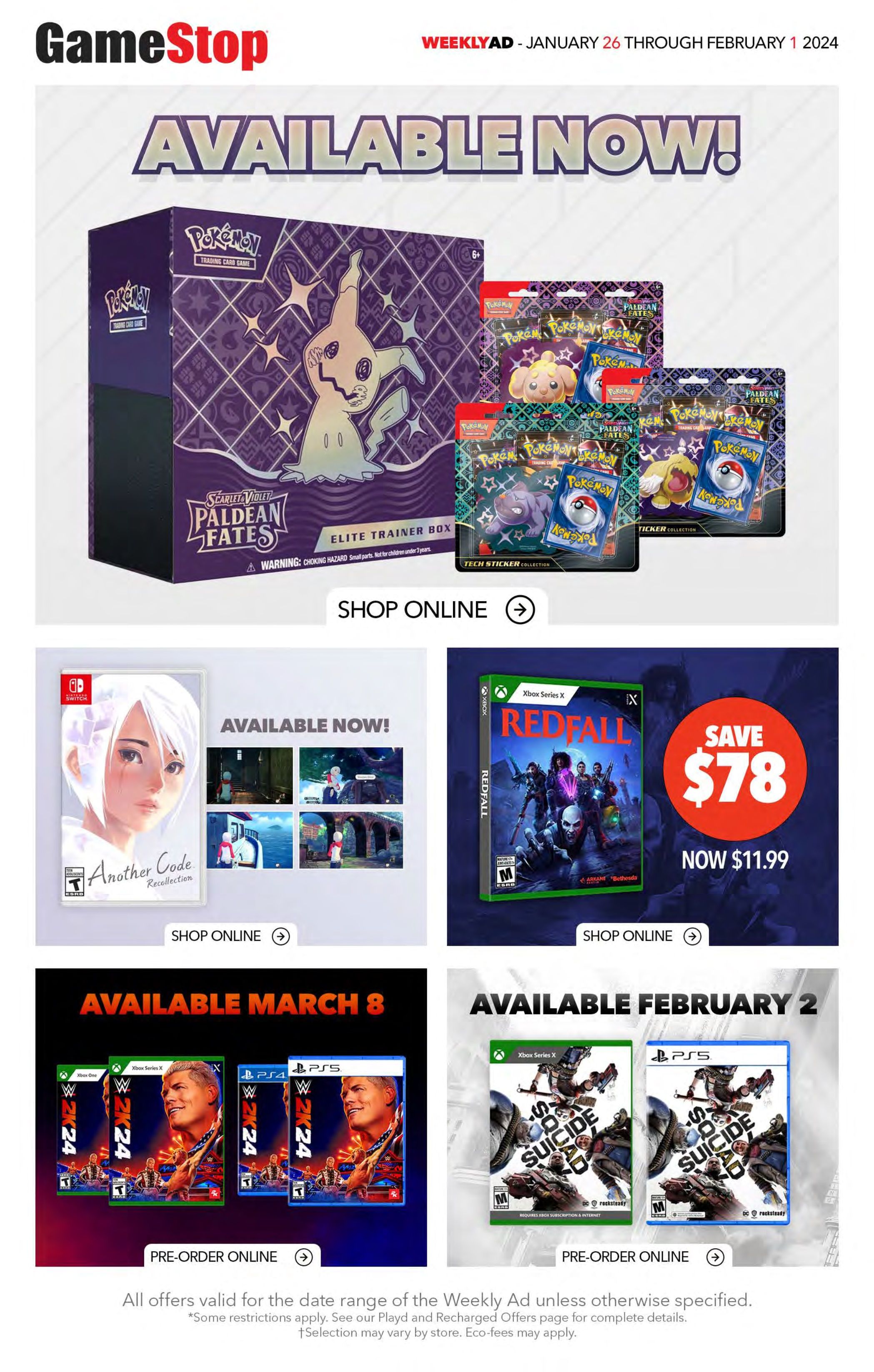 GameStop Flyer January 26 to February 1
