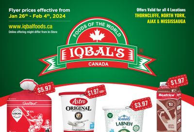 Iqbal Foods Flyer January 26 to February 4