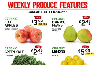 Pomme Natural Market Weekly Produce Flyer January 30 to February 5