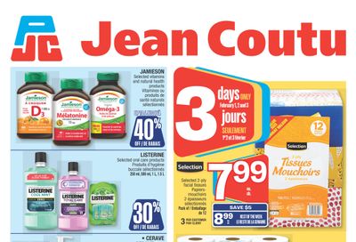 Jean Coutu (NB) Flyer January February 1 to 7