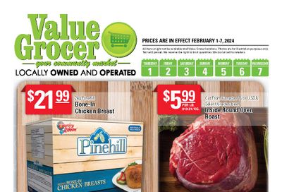 Value Grocer Flyer February 1 to 7