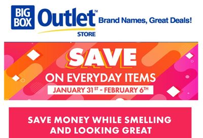 Big Box Outlet Store Flyer January 31 to February 6