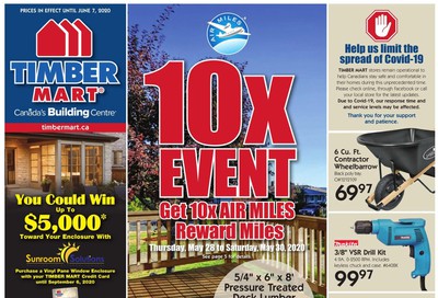 Timber Mart Flyer May 27 to June 7