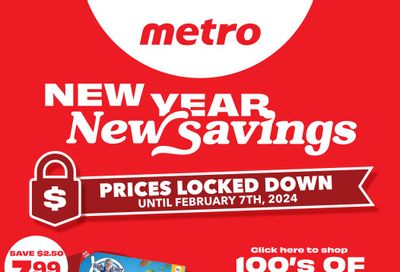 Metro (ON) New Year New Savings Flyer February 1 to 7