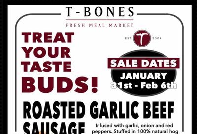 T-Bone's Flyer January 31 to February 6