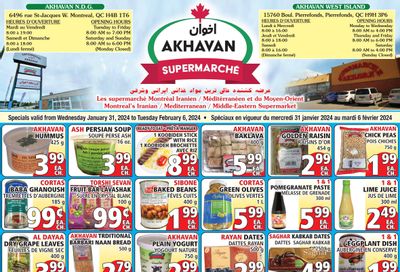 Akhavan Supermarche Flyer January 31 to February 6