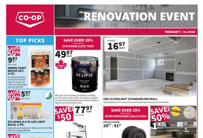 Co-op (West) Home Centre Flyer February 1 to 14