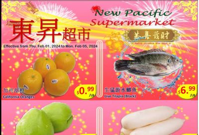 New Pacific Supermarket Flyer February 1 to 5