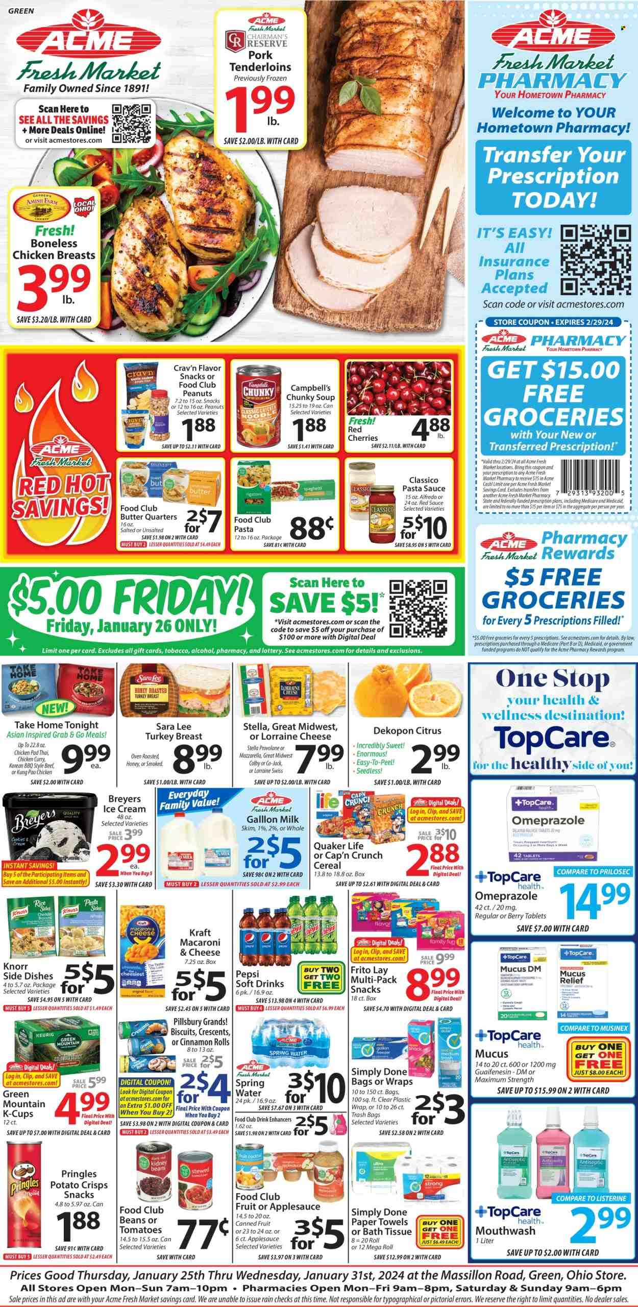 ACME Fresh Market (OH) Weekly Ad Flyer Specials January 25 to January 31, 2024
