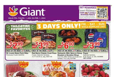 Giant Food (DE, MD, VA) Weekly Ad Flyer Specials January 26 to February 1, 2024