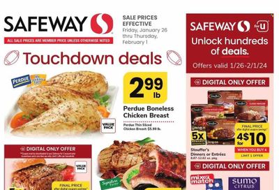 Safeway (VA) Weekly Ad Flyer Specials January 26 to February 1, 2024
