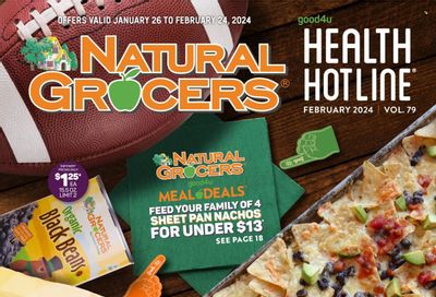 Natural Grocers Weekly Ad Flyer Specials January 26 to February 24, 2024