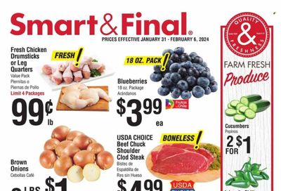 Smart & Final Weekly Ad Flyer Specials January 31 to February 6, 2024