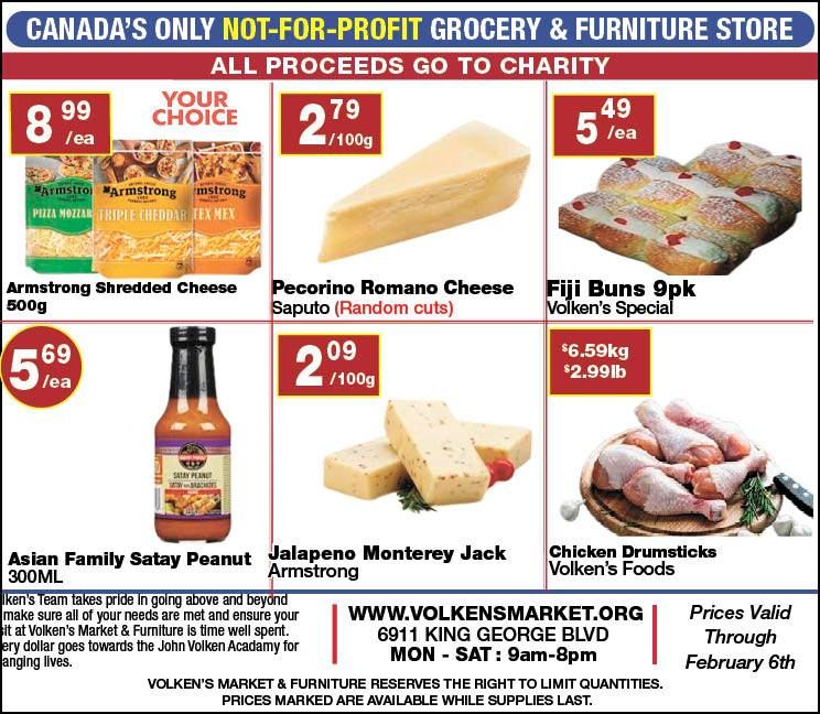 Volken's Market & Furniture Flyer January 31 to February 6