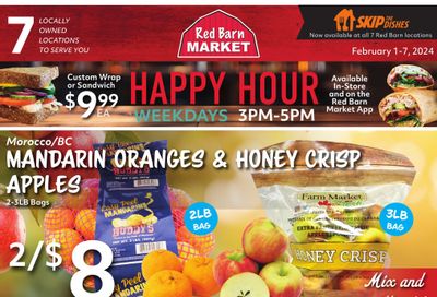 Red Barn Market Flyer February 1 to 7