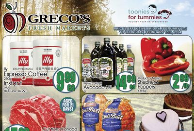 Greco's Fresh Market Flyer February 2 to 15