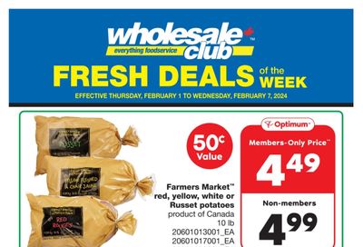 Wholesale Club (Atlantic) Fresh Deals of the Week Flyer February 1 to 7