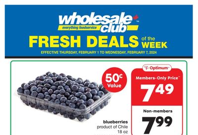 Wholesale Club (West) Fresh Deals of the Week Flyer February 1 to 7