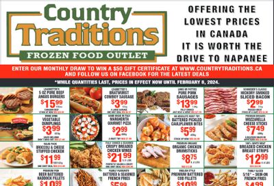 Country Traditions Flyer February 1 to 8