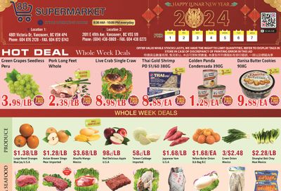 88 Supermarket Flyer February 1 to 7