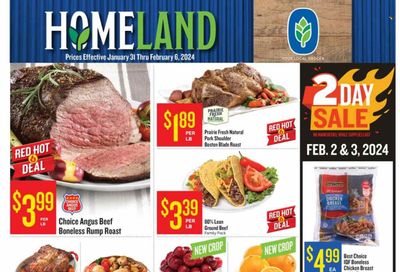 Homeland (OK, TX) Weekly Ad Flyer Specials January 31 to February 6, 2024