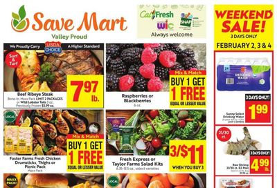 Save Mart (CA, NV) Weekly Ad Flyer Specials January 31 to February 6, 2024