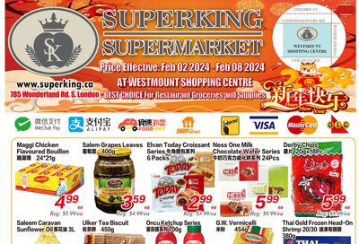 Superking Supermarket (London) Flyer February 2 to 8