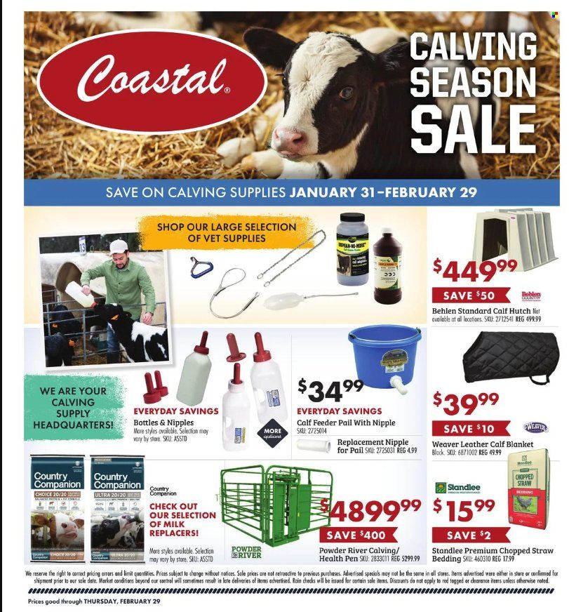 Coastal Farm & Ranch Weekly Ad Flyer Specials January 31 to February 29, 2024