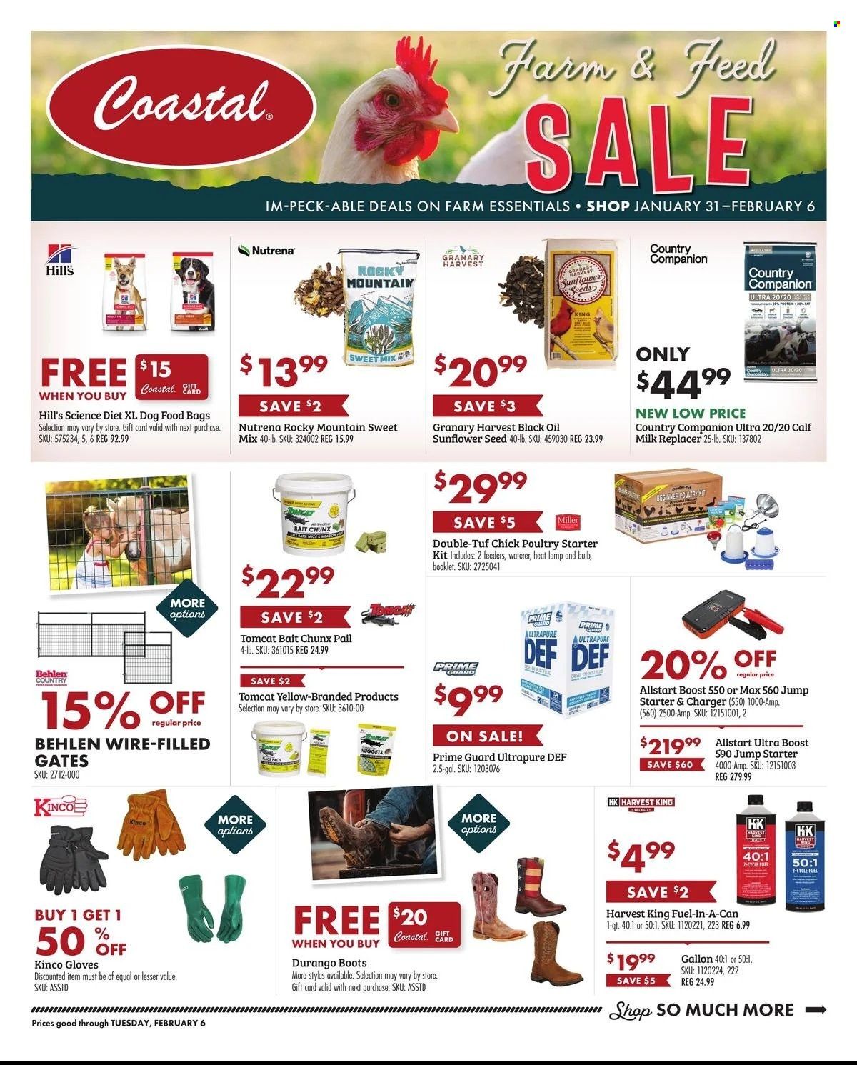 Coastal Farm & Ranch Weekly Ad Flyer Specials January 31 to February 6, 2024