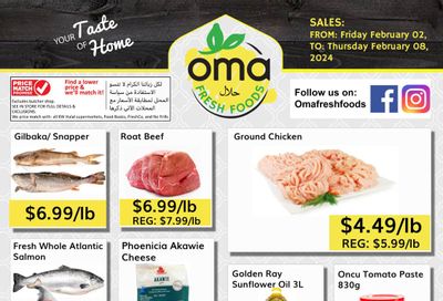 Oma Fresh Foods Flyer February 2 to 8