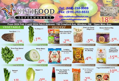 MultiFood Supermarket Flyer February 2 to 8