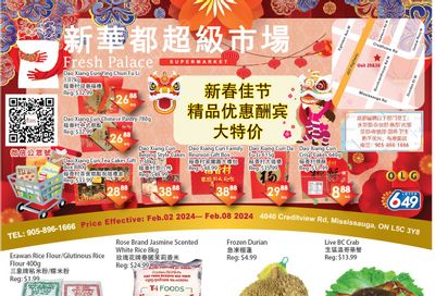 Fresh Palace Supermarket Flyer February 2 to 8