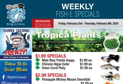 Big Al's (Mississauga) Weekly Specials February 2 to 8