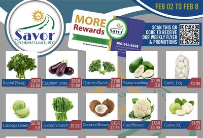 Savor Supermarket Flyer February 2 to 8