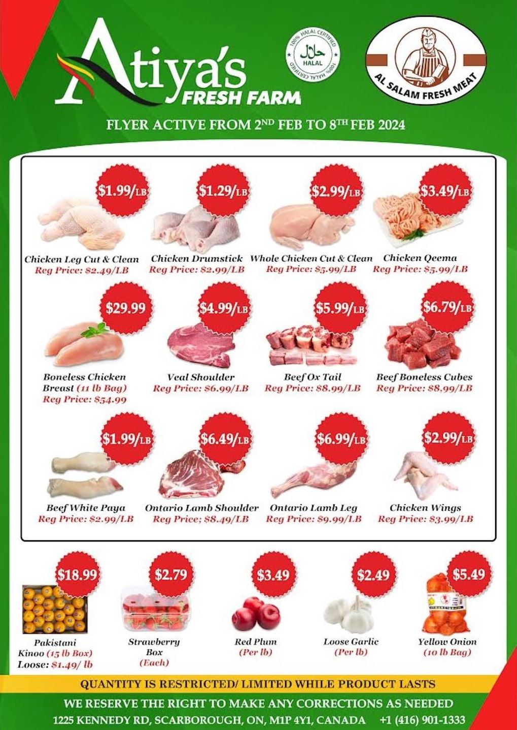 Atiya's Fresh Farm Flyer February 2 to 8