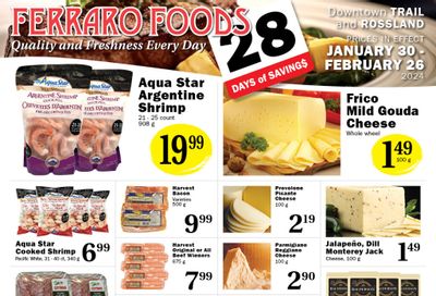 Ferraro Foods Flyer January 30 to February 26