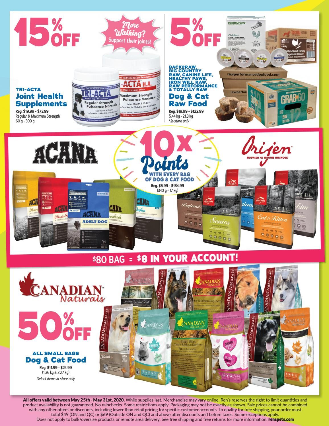 Ren's Pets Depot 7-Day Savings Flyer May 25 to 31