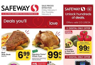 Safeway (VA) Weekly Ad Flyer Specials February 2 to February 8, 2024