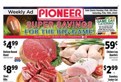 Pioneer Supermarkets (NJ, NY) Weekly Ad Flyer Specials February 4 to February 10, 2024